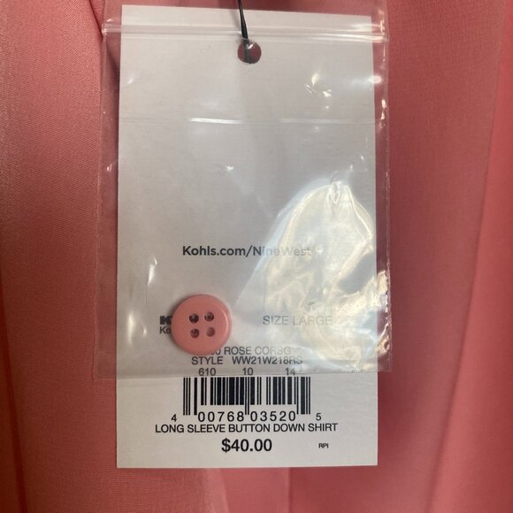 Women's Nine West Salmon Professional Shirt - Picture 4 of 4